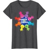 image:imageDreamWorks Trolls Rock and Trolls Rainbow TShirtDark Heather Grey