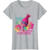 image:imageDreamWorks Trolls Show Your True Colors TShirtHeather Grey