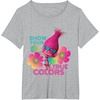 image:imageDreamWorks Trolls Show Your True Colors TShirtHeather Grey