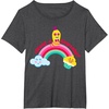 image:imageDreamWorks Trolls Want a Cupcake TShirtDark Heather Grey