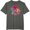 image:imageDreamWorks Trolls Womens Roll TShirtAsphalt Grey