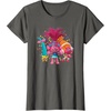 image:imageDreamWorks Trolls Womens Roll TShirtAsphalt Grey
