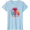 image:imageDreamWorks Trolls Womens Roll TShirtBaby Blue