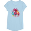 image:imageDreamWorks Trolls Womens Roll TShirtBaby Blue