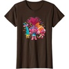 image:imageDreamWorks Trolls Womens Roll TShirtBrown