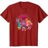 image:imageDreamWorks Trolls Womens Roll TShirtCranberry Red
