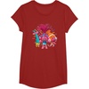 image:imageDreamWorks Trolls Womens Roll TShirtCranberry Red
