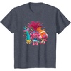 image:imageDreamWorks Trolls Womens Roll TShirtHeather Blue