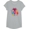 image:imageDreamWorks Trolls Womens Roll TShirtHeather Grey