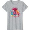 image:imageDreamWorks Trolls Womens Roll TShirtHeather Grey
