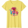 image:imageDreamWorks Trolls Womens Roll TShirtLemon Yellow