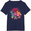 image:imageDreamWorks Trolls Womens Roll TShirtNavy Blue