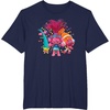 image:imageDreamWorks Trolls Womens Roll TShirtNavy Blue