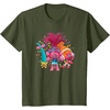 image:imageDreamWorks Trolls Womens Roll TShirtOlive Green