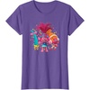 image:imageDreamWorks Trolls Womens Roll TShirtPurple Heather
