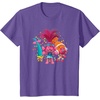 image:imageDreamWorks Trolls Womens Roll TShirtPurple Heather
