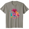 image:imageDreamWorks Trolls Womens Roll TShirtSlate Grey