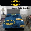 image:imageFranco Kids Bedding Super Soft Micro Raschel Blanket 62 in x 90 in Trolls World TourBatman  Wham