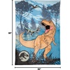 image:imageFranco Kids Bedding Super Soft Micro Raschel Blanket 62 in x 90 in Trolls World TourJurassic World  Dino Valley