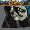 image:imageFranco Kids Bedding Super Soft Micro Raschel Blanket 62 in x 90 in Trolls World TourJurassic World  Dino Valley