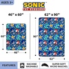 image:imageFranco Kids Bedding Super Soft Micro Raschel Blanket 62 in x 90 in Trolls World TourSonic the Hedgehog  Rings for All