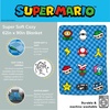 image:imageFranco Kids Bedding Super Soft Micro Raschel Blanket 62 in x 90 in Trolls World TourSuper Mario Checkered