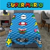 image:imageFranco Kids Bedding Super Soft Micro Raschel Blanket 62 in x 90 in Trolls World TourSuper Mario Checkered