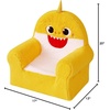 image:imageIdea Nuova Figural Plush Foam Chair for Kids Trolls 13D x 17W x 20H inBaby Shark