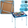 image:imageIdea Nuova Trolls 3 Piece Childrens Activity Square Table and Chair Set Ages 3Avengers  Blue
