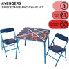 image:imageIdea Nuova Trolls 3 Piece Childrens Activity Square Table and Chair Set Ages 3Avengers