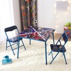image:imageIdea Nuova Trolls 3 Piece Childrens Activity Square Table and Chair Set Ages 3Avengers