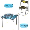 image:imageIdea Nuova Trolls 3 Piece Childrens Activity Square Table and Chair Set Ages 3Batman