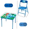 image:imageIdea Nuova Trolls 3 Piece Childrens Activity Square Table and Chair Set Ages 3Blues Clues