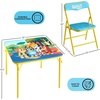 image:imageIdea Nuova Trolls 3 Piece Childrens Activity Square Table and Chair Set Ages 3Bluey