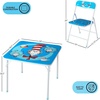 image:imageIdea Nuova Trolls 3 Piece Childrens Activity Square Table and Chair Set Ages 3Cat in the Hat