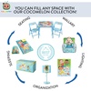 image:imageIdea Nuova Trolls 3 Piece Childrens Activity Square Table and Chair Set Ages 3Cocomelon