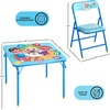 image:imageIdea Nuova Trolls 3 Piece Childrens Activity Square Table and Chair Set Ages 3Cocomelon