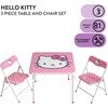 image:imageIdea Nuova Trolls 3 Piece Childrens Activity Square Table and Chair Set Ages 3Hello Kitty