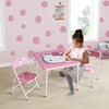 image:imageIdea Nuova Trolls 3 Piece Childrens Activity Square Table and Chair Set Ages 3Hello Kitty
