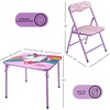 image:imageIdea Nuova Trolls 3 Piece Childrens Activity Square Table and Chair Set Ages 3Jojo Siwa