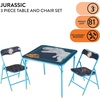 image:imageIdea Nuova Trolls 3 Piece Childrens Activity Square Table and Chair Set Ages 3Jurassic World