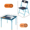 image:imageIdea Nuova Trolls 3 Piece Childrens Activity Square Table and Chair Set Ages 3Jurassic World