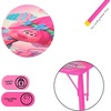 image:imageIdea Nuova Trolls 3 Piece Childrens Activity Square Table and Chair Set Ages 3Multi Color
