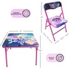 image:imageIdea Nuova Trolls 3 Piece Childrens Activity Square Table and Chair Set Ages 3My Little Pony