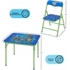 image:imageIdea Nuova Trolls 3 Piece Childrens Activity Square Table and Chair Set Ages 3Ninja Turtles
