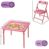 image:imageIdea Nuova Trolls 3 Piece Childrens Activity Square Table and Chair Set Ages 3Strawberry Shortcake