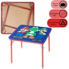 image:imageIdea Nuova Trolls 3 Piece Childrens Activity Square Table and Chair Set Ages 3Super Mario