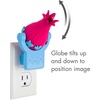 image:imageProjectables Trolls World Tour LED Night Light Plugin Dusk to Dawn ULListed Image of Poppy Branch and DJ Suki on Ceiling Ideal for Bedroom Bathroom Nursery 42030