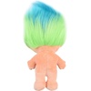 image:imageToys for Dogs  9 Inch Plush Dog Toy with Green Hair and Purple Body  Dog Toy with Squeaker  Plush Fabric Soft Medium Squeaky Dog Toy from TrollsBlueGreen Hair