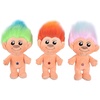 image:imageToys for Dogs  9 Inch Plush Dog Toy with Green Hair and Purple Body  Dog Toy with Squeaker  Plush Fabric Soft Medium Squeaky Dog Toy from TrollsBlueGreen Hair